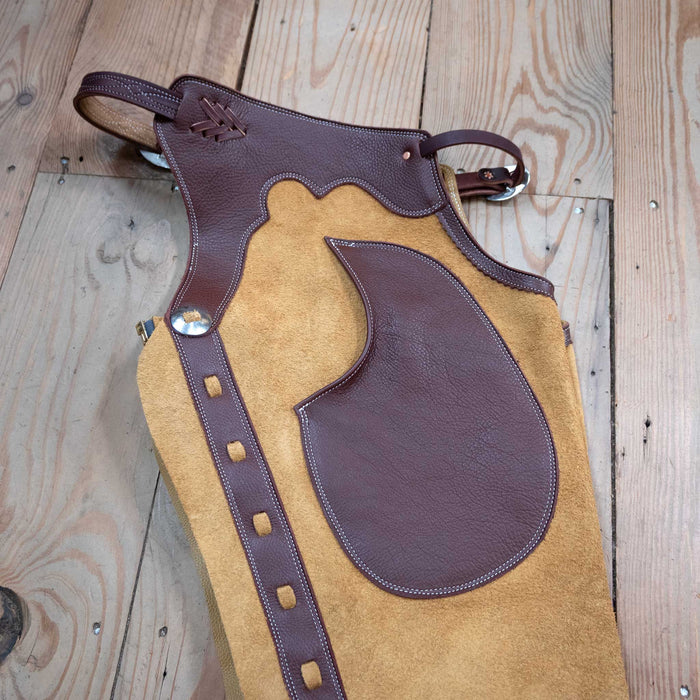 Teskey's Medium Double Pockets Shotgun Chaps Tack - Chaps & Chinks Teskeys