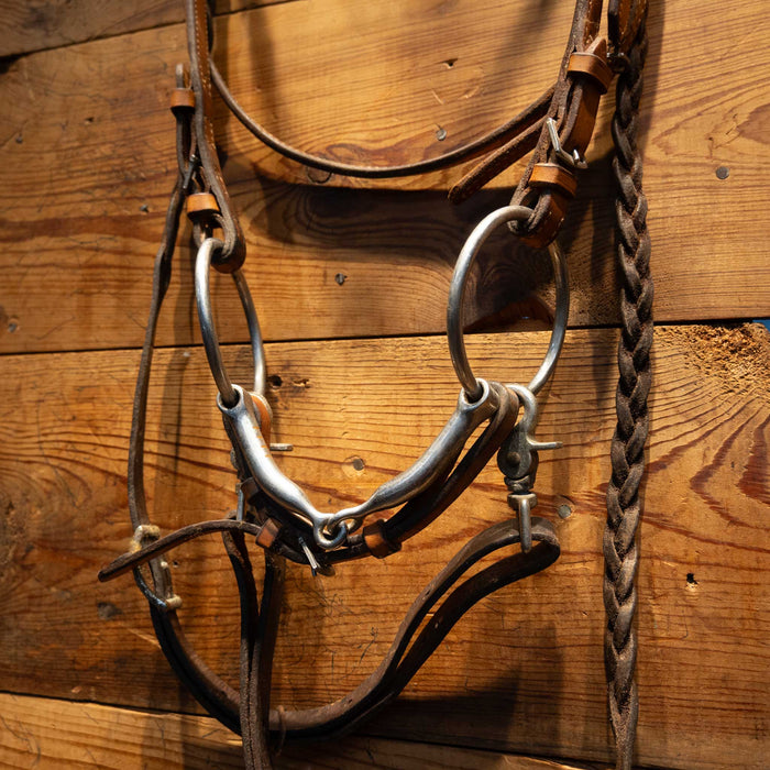 O-Ring Smooth Snaffle Bridle Sale Barn MISC