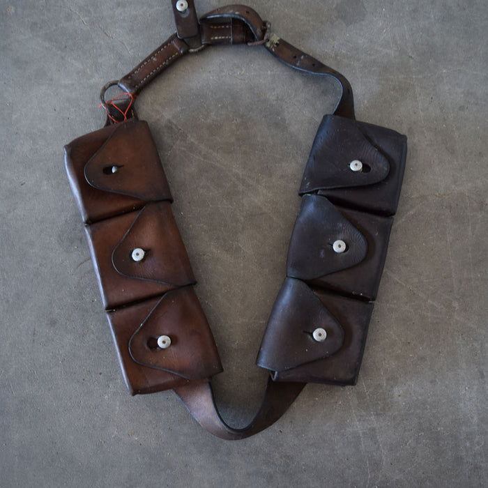 Used Vintage German Leather Saddle Bag Sale Barn Teskey's