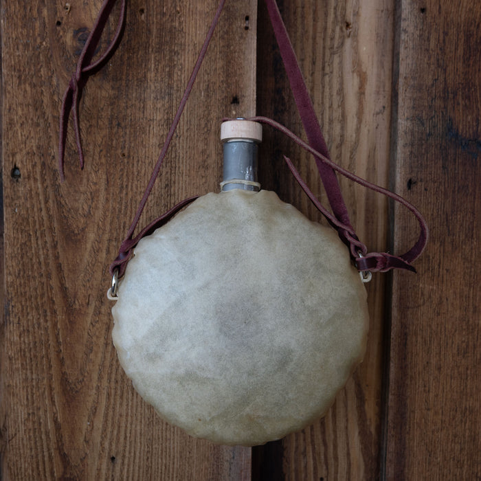Bill Elliott Handmade Rawhide Canteen
