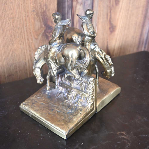PM Craftsman Eaton Park, Florida Vintage Bucking Horse Bookends Collectibles PM Craftsman