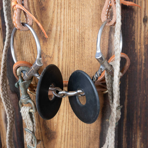 D-Ring 3 pc. Twisted Wire Dogbone Bridle Rig Sale Barn MISC