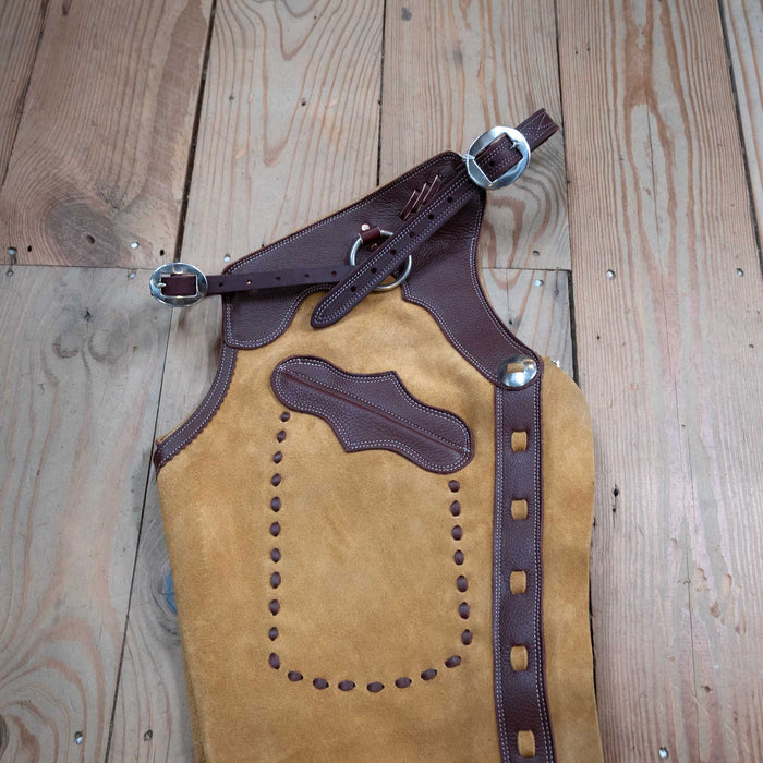 Teskey's Medium Double Pockets Shotgun Chaps Tack - Chaps & Chinks Teskeys