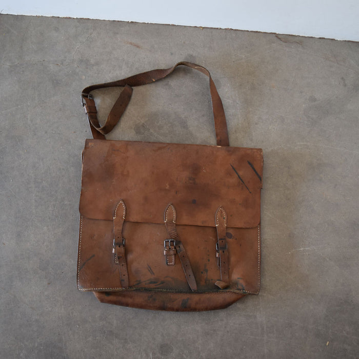 Used Vintage German Leather Saddle Bag Sale Barn Teskey's