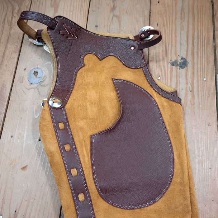 Teskey's X-L Double Pockets Shotgun Chaps Tack - Chaps & Chinks Teskeys