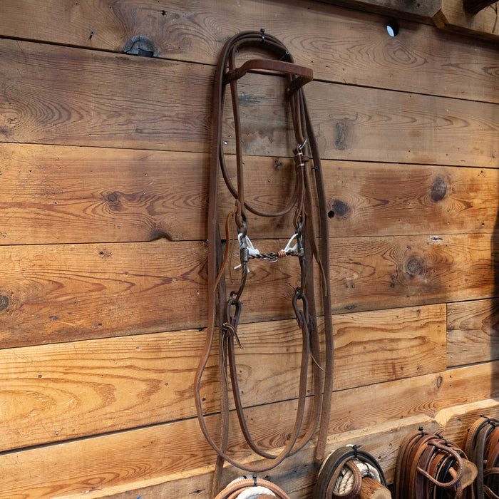 Clint Martin Twisted Wire Dogbone Bridle Rig Tack - Rigs Clint Martin