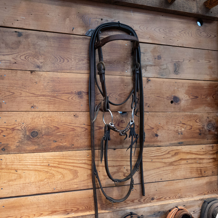 Reinsman O-Ring Twisted Snaffle Bridle Rig