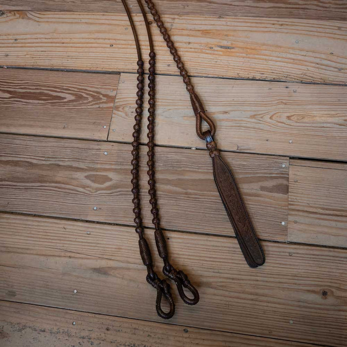 Handmade Rawhide Romel Reins Tack - Reins MISC