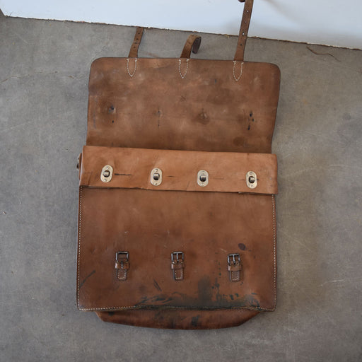 Used Vintage German Leather Saddle Bag Sale Barn Teskey's