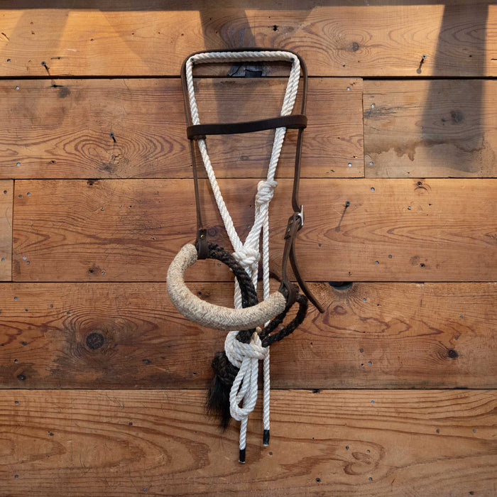 Rawhide & Horse Hair Bosal w/Hanger Tack - Nosebands & Tie Downs MISC