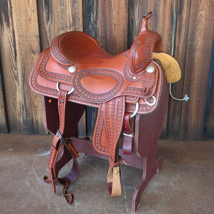 17" USED SEAN RYON CUTTING SADDLE Saddles - Used SEAN RYON
