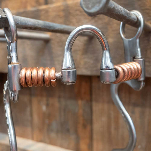 Kamphaus Silver Mounted Correction w/Copper Rings Bit Tack - Bits Kamphaus