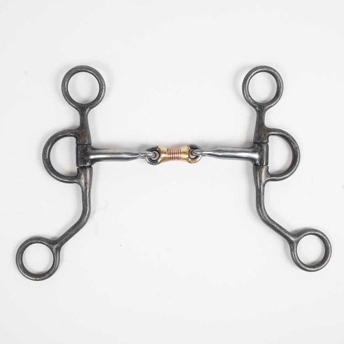 Aged Steel Dogbone Trainer Tack - Bits Formay
