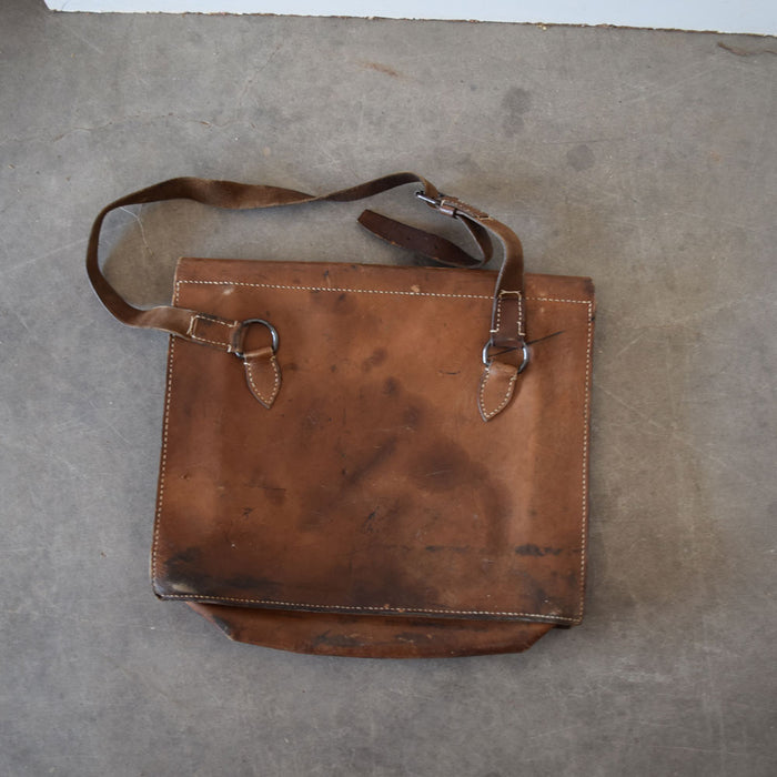 Used Vintage German Leather Saddle Bag Sale Barn Teskey's