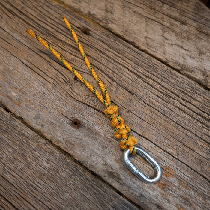 Horn Knot w/ Yellow Braided Nylon Strap Tack - Conchos & Hardware misc