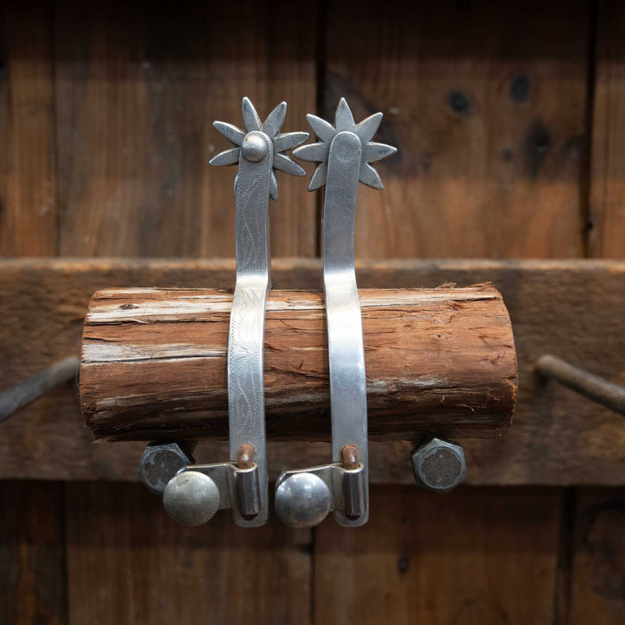 Vintage Crockett 8pt. Spurs Tack - Spurs Crockett