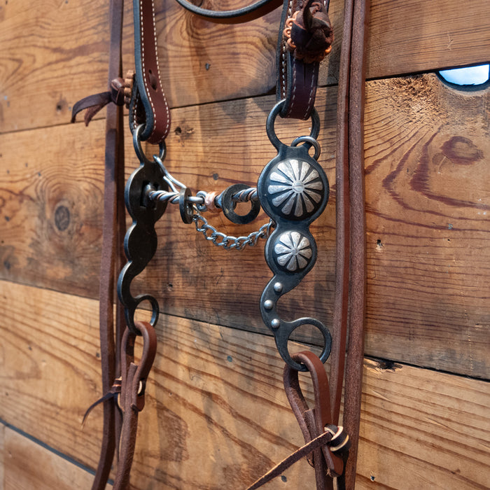 Twisted Copper Dog Bone Bridle Rig Tack - Rigs MISC