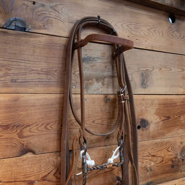 Clint Martin Twisted Wire Dogbone Bridle Rig Tack - Rigs Clint Martin