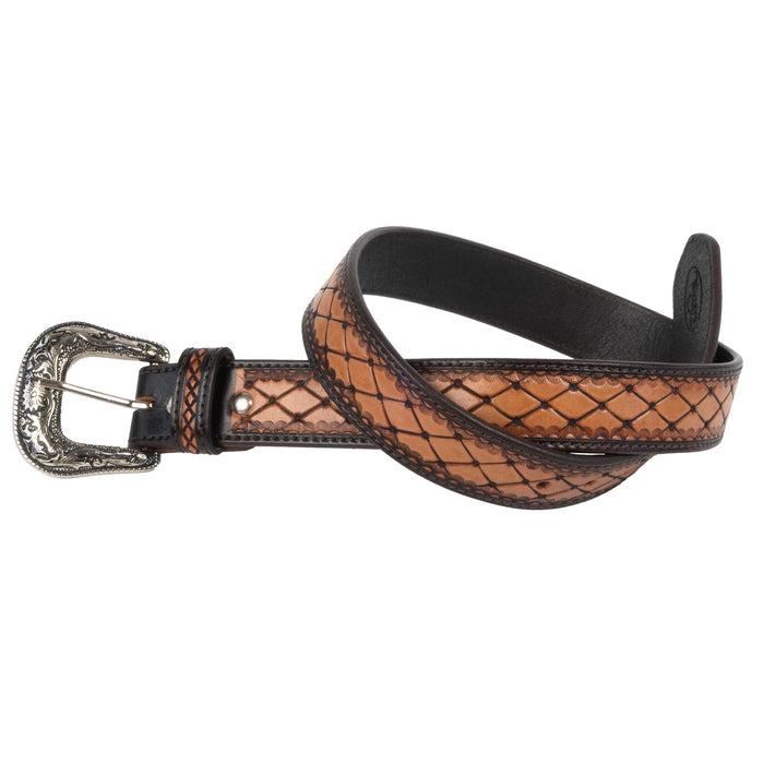 Beddo Mountain Natural Diamond Dyed Edge Belt MEN - Accessories - Belts & Suspenders Teskey's