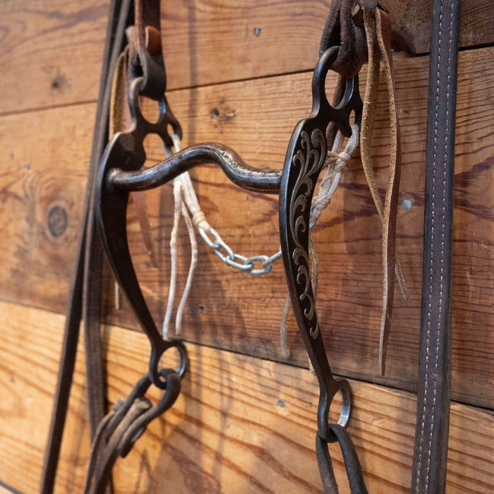 B. Anthony Silver Mounted Port Bridle Rig