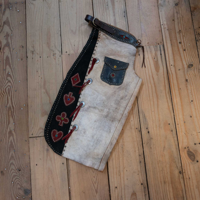 Western's 1940's Buckaroo Jr. Batwing Poker Chaps Tack - Chaps & Chinks MISC