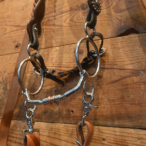Bridle Rig - Headstall with Silver Conchos - Headstall Buckle - RIG418 Tack - Rigs MISC   