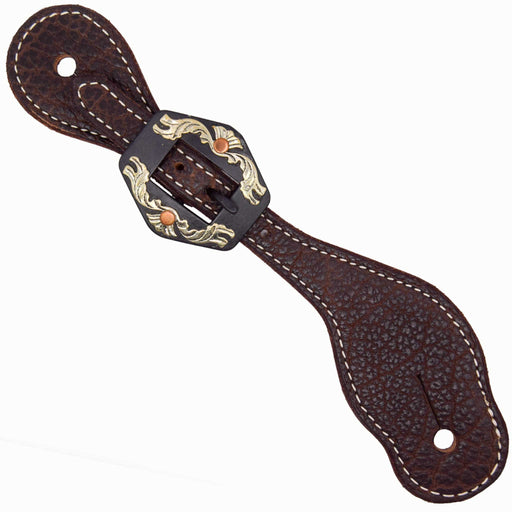 Professional's Choice Youth American Bison Spur Strap Tack - Spur Straps Professional's Choice