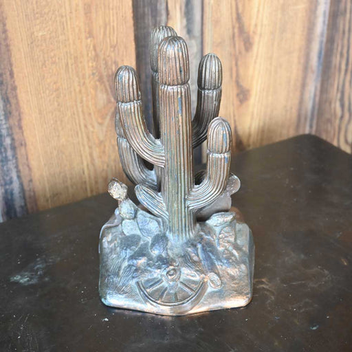 Vintage Cactus Brass Bookends Collectibles Teskey's