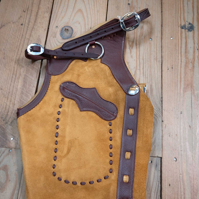 Teskey's X-L Double Pockets Shotgun Chaps Tack - Chaps & Chinks Teskeys