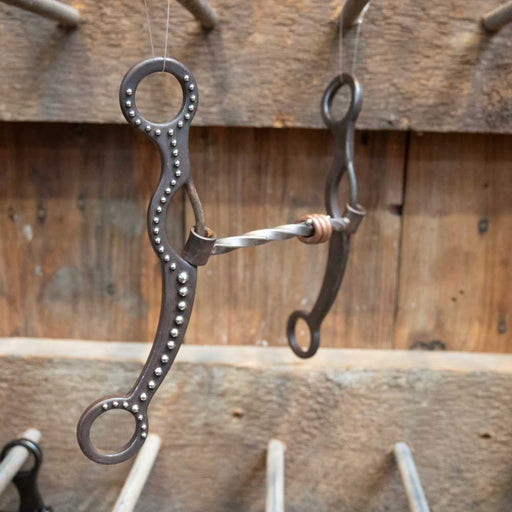 Gordy Alderson 2-Piece Slow Twist Gag Bit w/Rings Tack - Bits Gordy Alderson