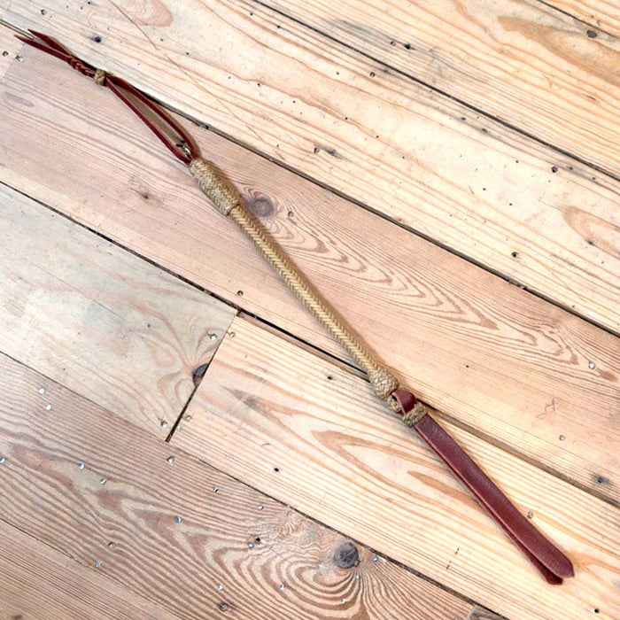 Handmade 26.5" Quirt w/Popper Tack - Whips, Crops & Quirts MISC