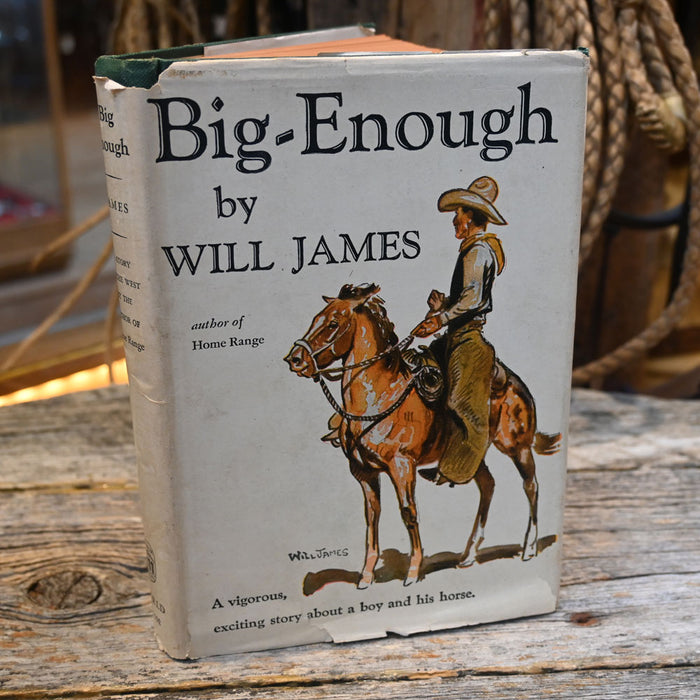 Will James "Big Enough" Book Collectibles WILL JAMES