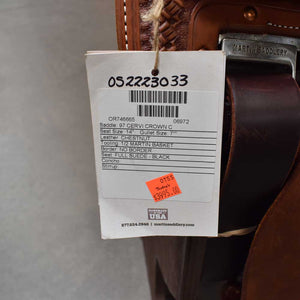 14" MARTIN CROWN C BARREL SADDLE Saddles Martin Saddlery