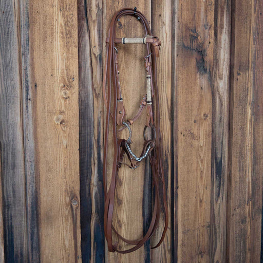 D-Ring Twisted Wire Snaffle Bridle Rig Sale Barn MISC