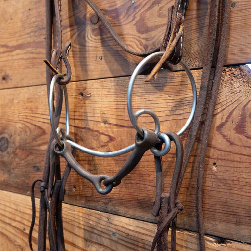 Locked O-Ring Snaffle Bridle Rig Sale Barn MISC