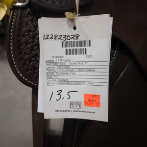 13.5" MARTIN STINGRAY BARREL SADDLE Saddles Martin Saddlery   