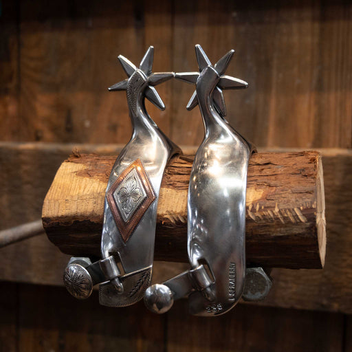 Luke Spraberry Silver Mounted Spurs Tack - Spurs Luke Spraberry