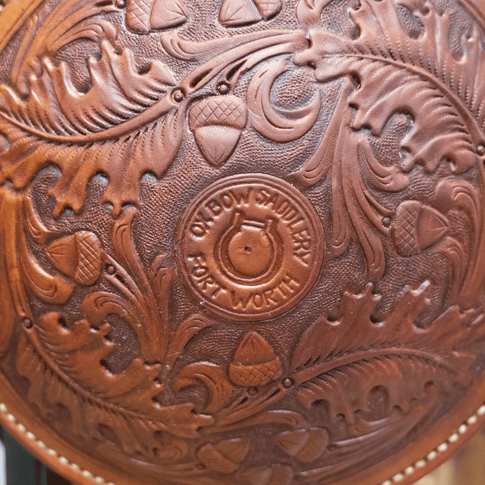 Bob Moline Oxbow Saddlery Leather Artist Tooled Canteen