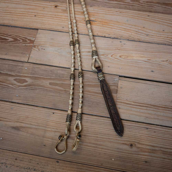 Handmade Rawhide Romel Reins Tack - Reins MISC