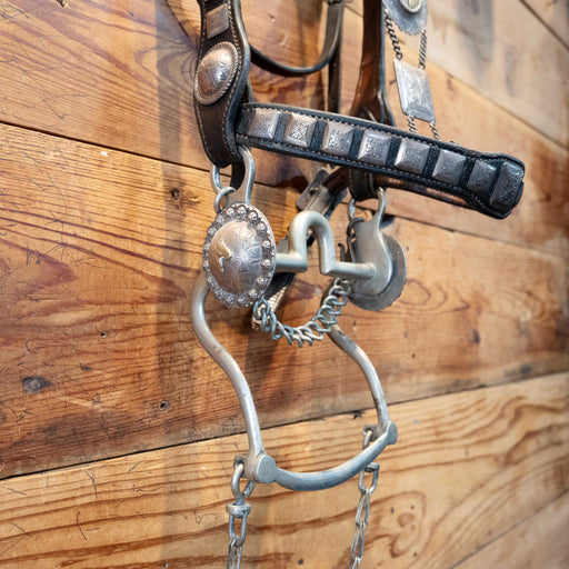 Vintage Sterling Silver "Star Steel Silver" Parade Bridle Tack - Rigs MISC