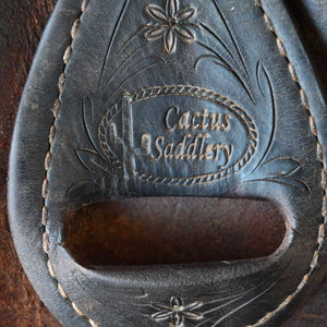 15" USED CACTUS RANCH SADDLE Saddles - Used CACTUS SADDLERY