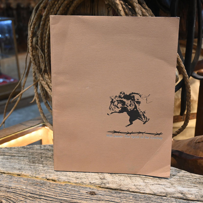 Will James Vintage Western Book "The Spirit of the Cowboy" Collectibles WILL JAMES