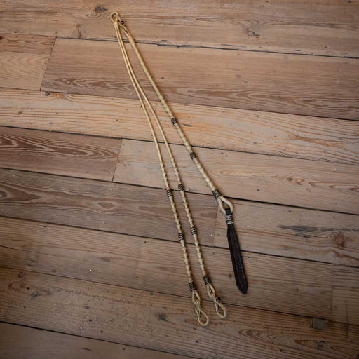Handmade Rawhide Romel Reins Tack - Reins MISC
