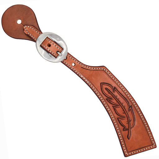 Teskey's Feather Spur Straps Tack - Spur Straps Teskey's