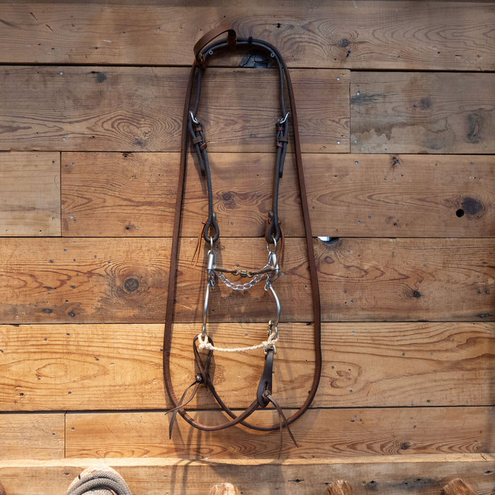 Reinsman Dog Bone w/ Roller Bit Bridle Rig