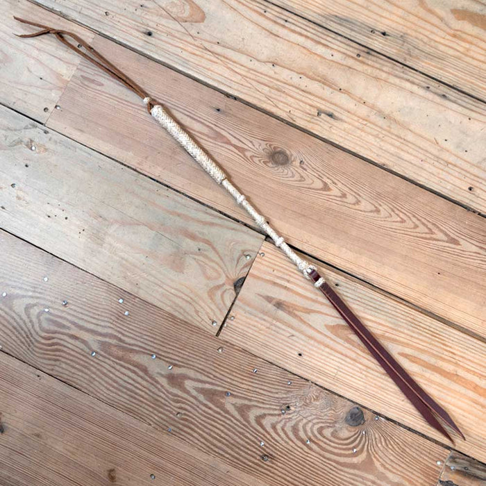 Handmade Bill Elliott 29" Quirt with Popper Tack - Whips, Crops & Quirts Bill Elliott