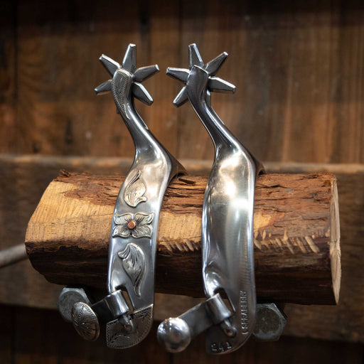 L Spraberry Silver Mounted Spurs Tack - Spurs Luke Spraberry
