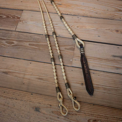 Handmade Rawhide Romel Reins Tack - Reins MISC