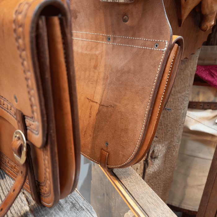 Handmade Greg Gomersall Ontario Or. Saddle Bags