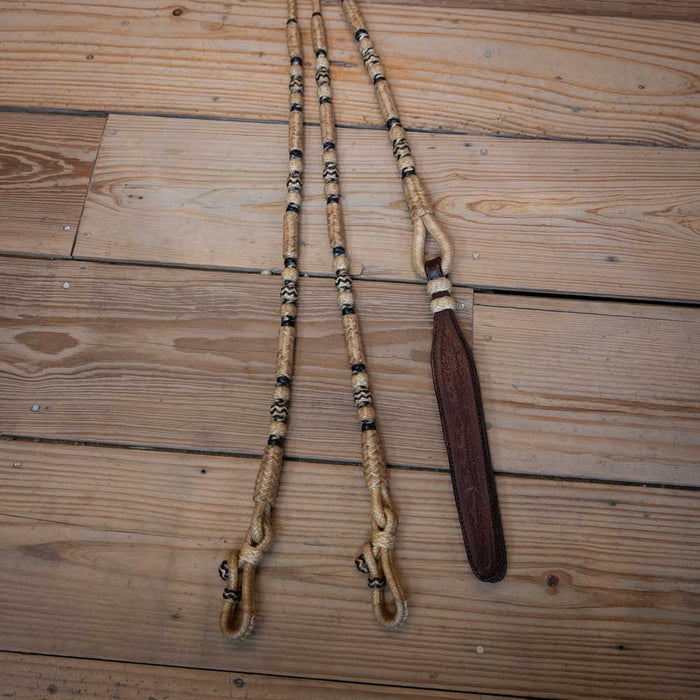 Handmade Rawhide Romel Reins Tack - Reins MISC